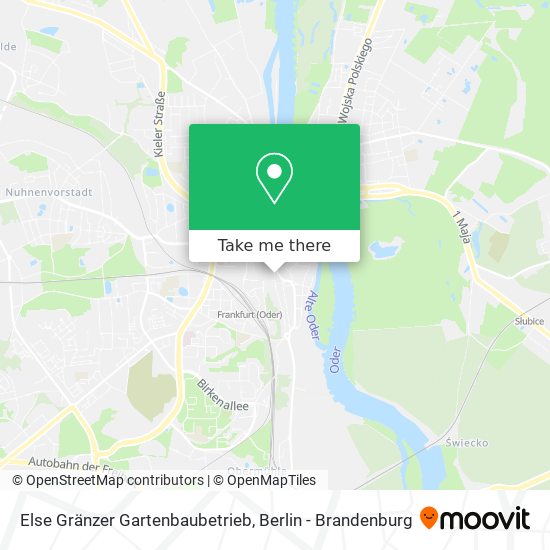 Карта Else Gränzer Gartenbaubetrieb