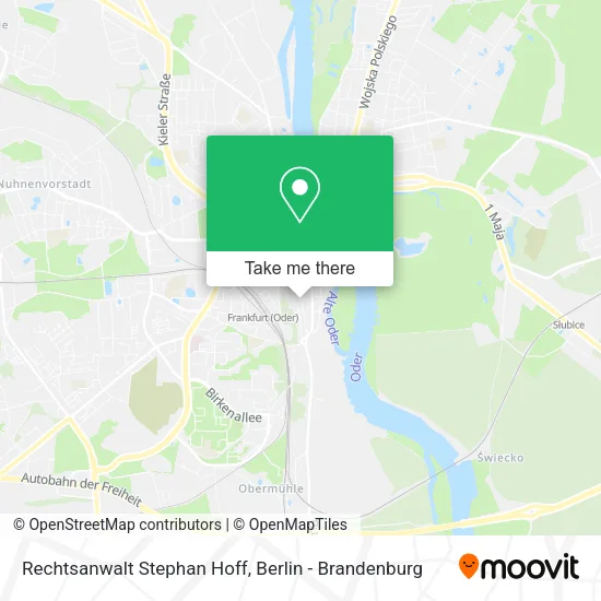 Карта Rechtsanwalt Stephan Hoff