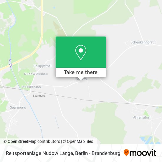 Карта Reitsportanlage Nudow Lange