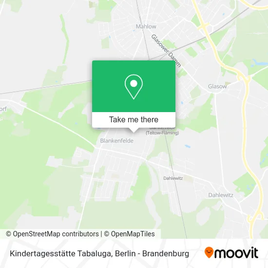 Карта Kindertagesstätte Tabaluga