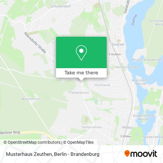 Карта Musterhaus Zeuthen