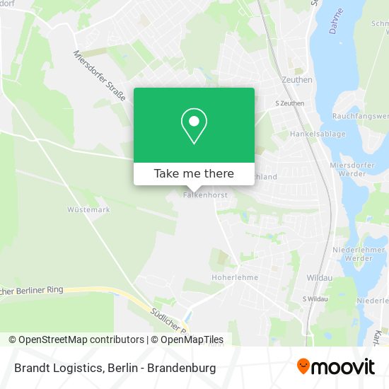 Brandt Logistics map