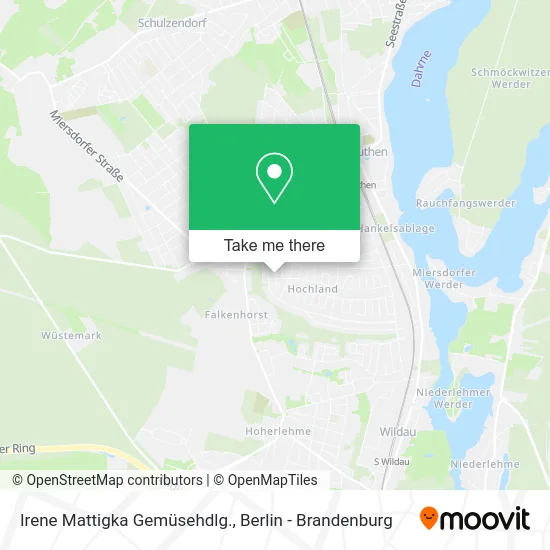 Карта Irene Mattigka Gemüsehdlg.