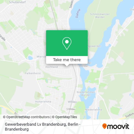 Карта Gewerbeverband Lv Brandenburg