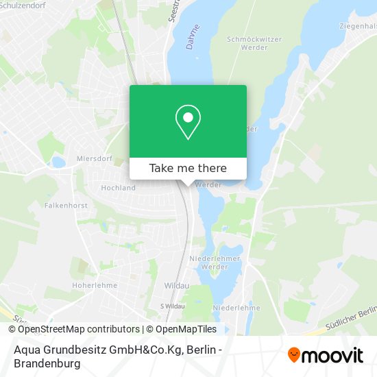 Карта Aqua Grundbesitz GmbH&Co.Kg