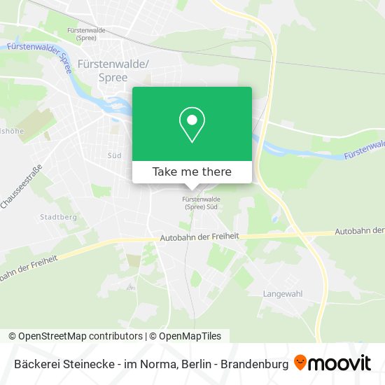 Карта Bäckerei Steinecke - im Norma