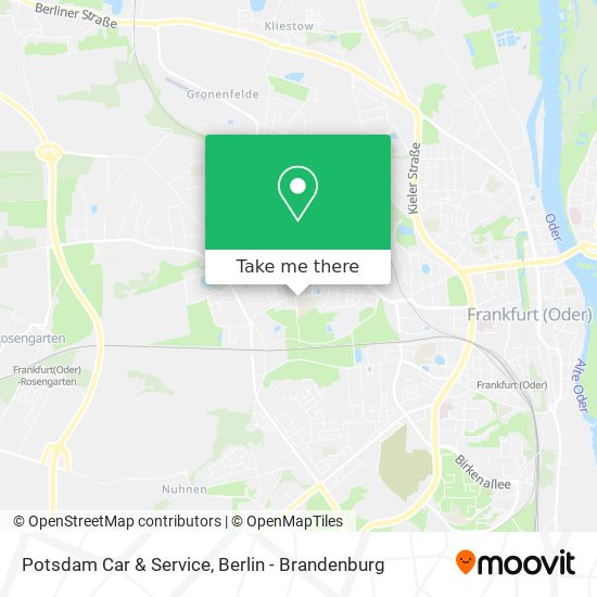 Potsdam Car & Service map