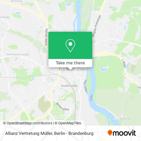 Allianz Vertretung Müller map