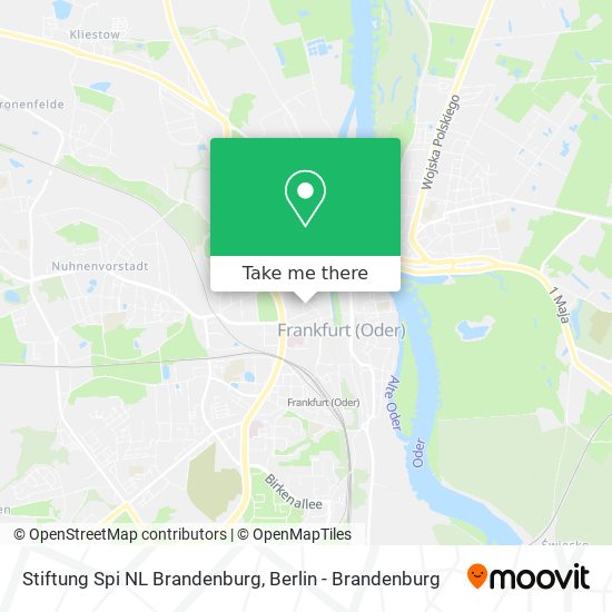 Карта Stiftung Spi NL Brandenburg