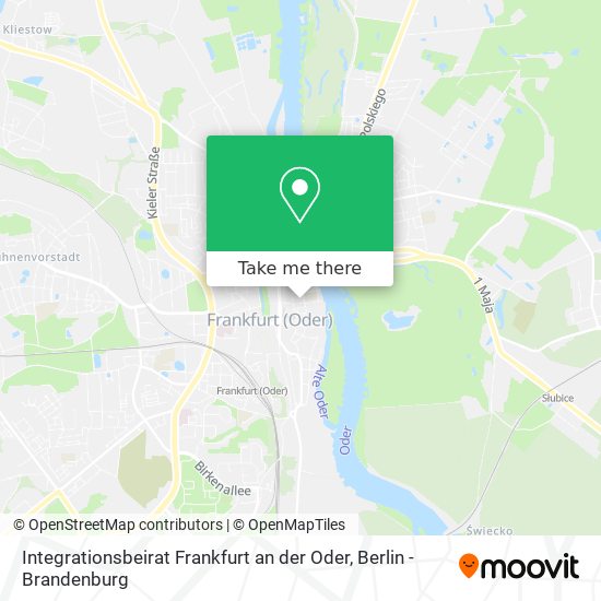 Integrationsbeirat Frankfurt an der Oder map