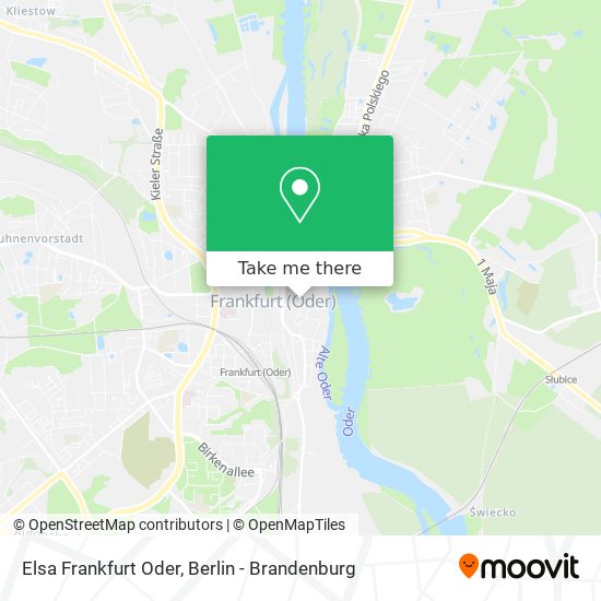 Elsa Frankfurt Oder map