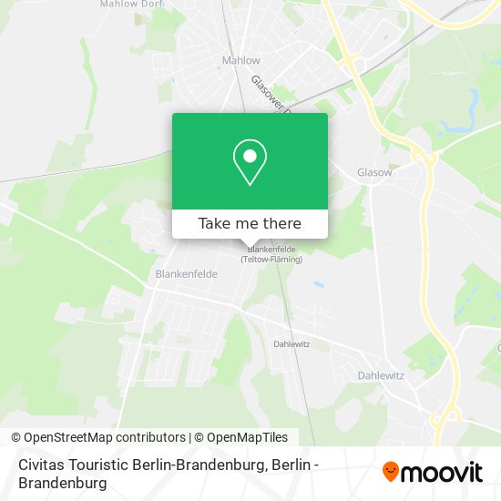 Civitas Touristic Berlin-Brandenburg map