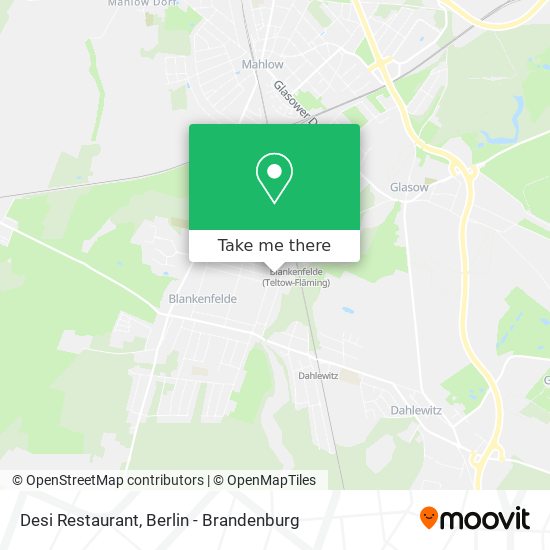 Desi Restaurant map