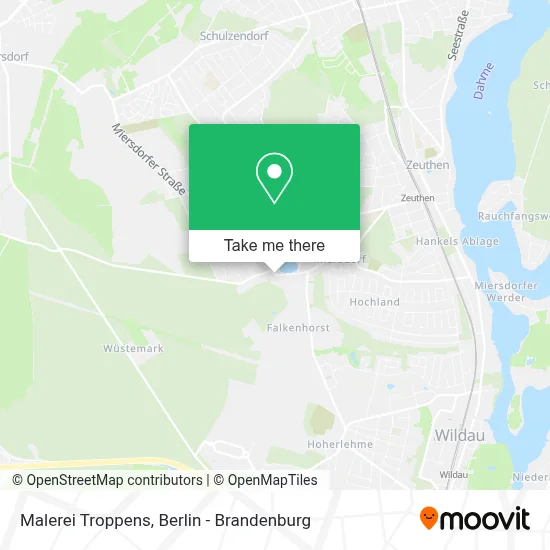 Malerei Troppens map