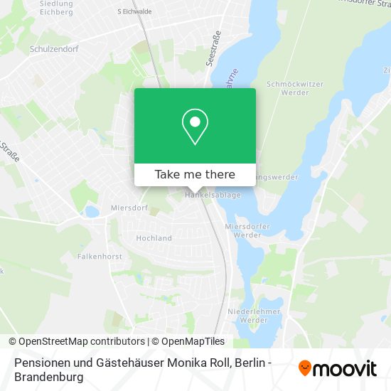 Pensionen und Gästehäuser Monika Roll map