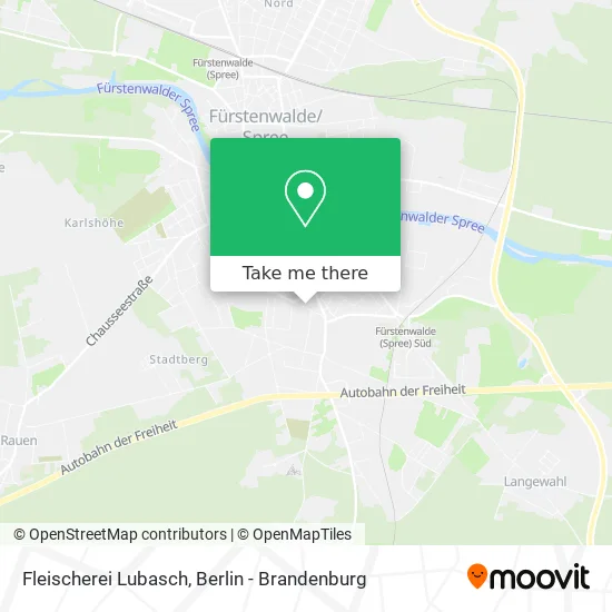 Fleischerei Lubasch map