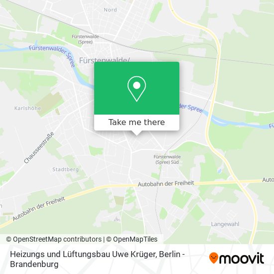 Heizungs und Lüftungsbau Uwe Krüger map