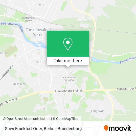 Sowi Frankfurt Oder map