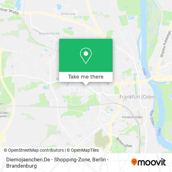 Diemojaenchen.De - Shopping-Zone map