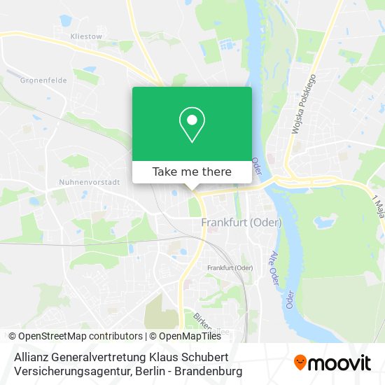 Allianz Generalvertretung Klaus Schubert Versicherungsagentur map