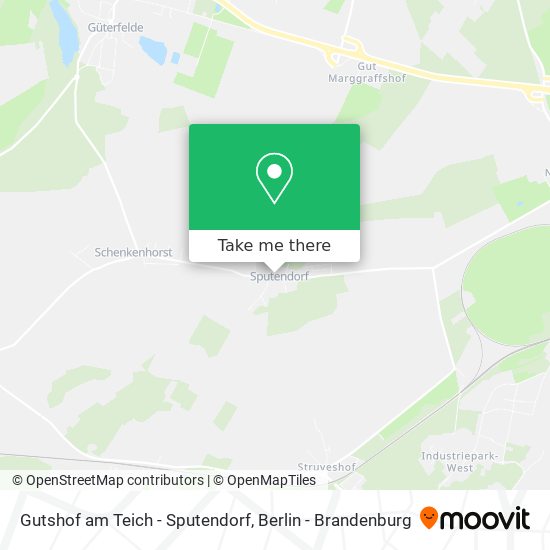 Gutshof am Teich - Sputendorf map