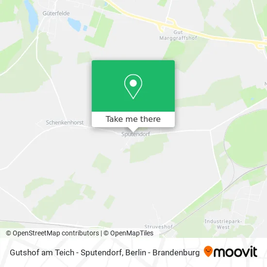 Карта Gutshof am Teich - Sputendorf