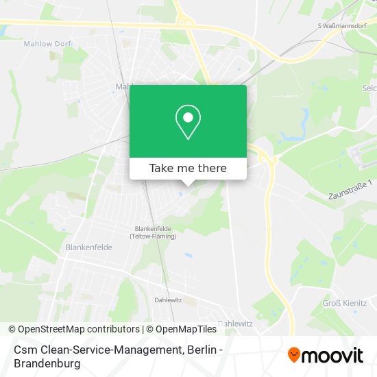 Csm Clean-Service-Management map