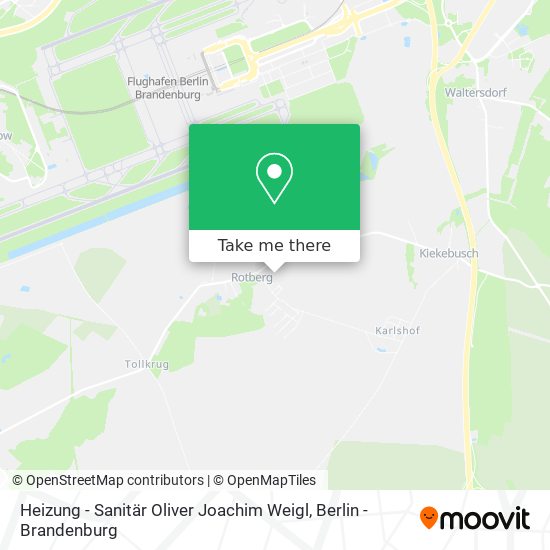 Heizung - Sanitär Oliver Joachim Weigl map