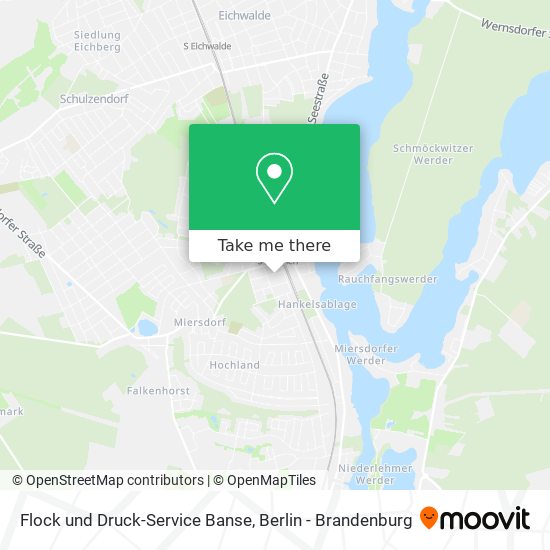 Flock und Druck-Service Banse map