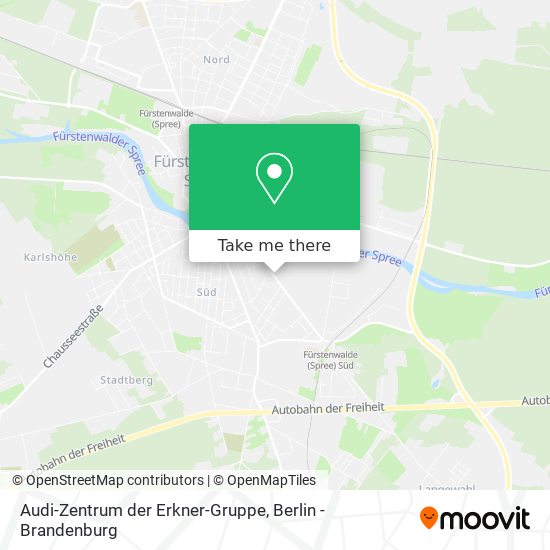 Audi-Zentrum der Erkner-Gruppe map