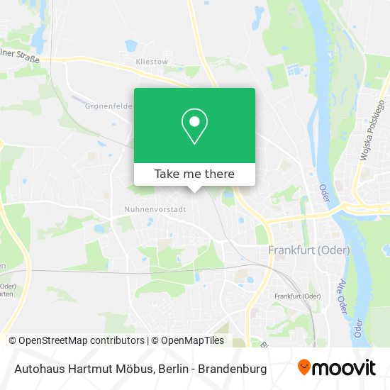 Autohaus Hartmut Möbus map