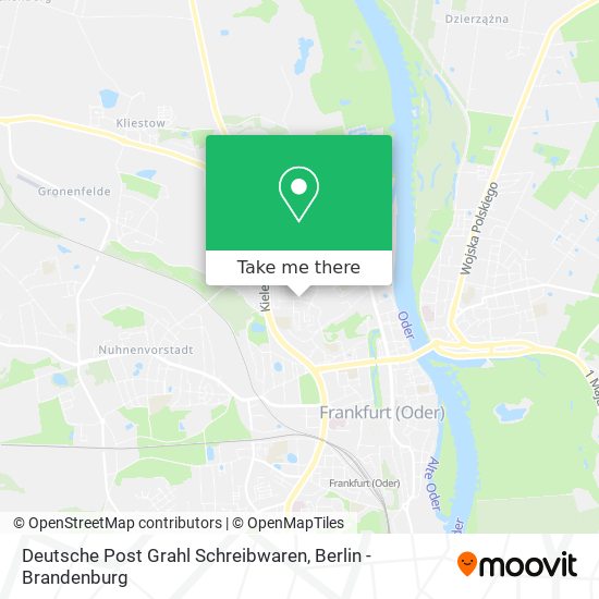 Deutsche Post Grahl Schreibwaren map