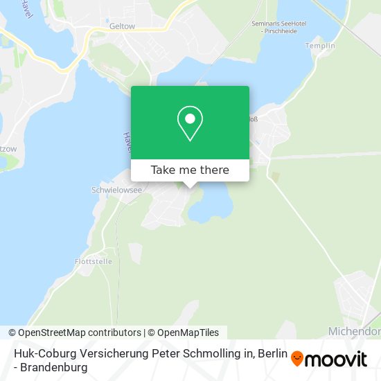 Карта Huk-Coburg Versicherung Peter Schmolling in