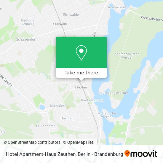 Hotel Apartment-Haus Zeuthen map
