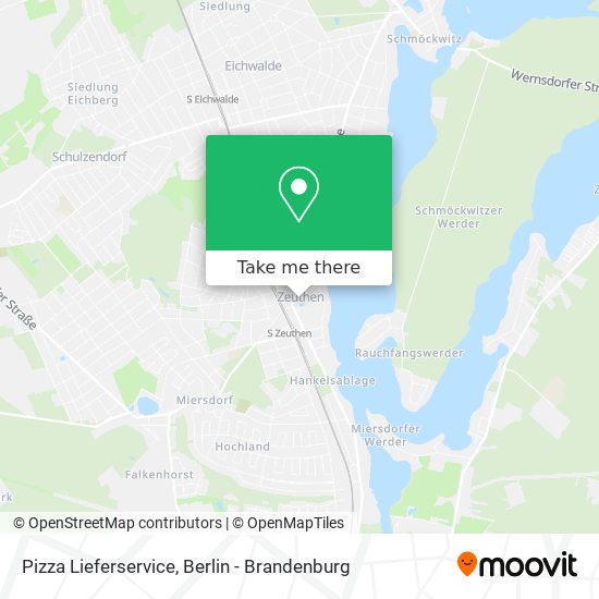 Pizza Lieferservice map