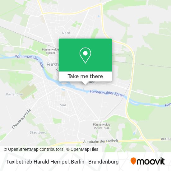 Taxibetrieb Harald Hempel map