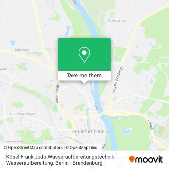 Kösel Frank Judo Wasseraufbereitungstechnik Wasseraufbereitung map