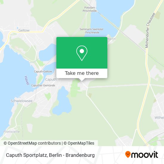Caputh Sportplatz map