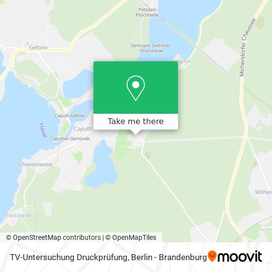 TV-Untersuchung Druckprüfung map