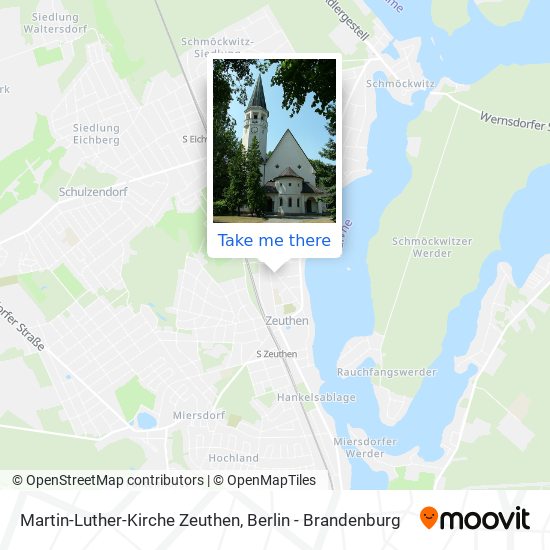 Martin-Luther-Kirche Zeuthen map