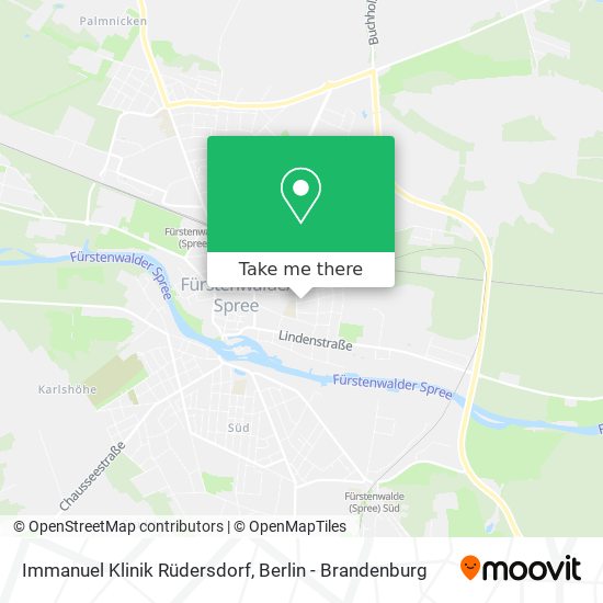 Immanuel Klinik Rüdersdorf map