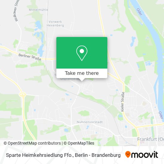 Sparte Heimkehrsiedlung Ffo. map