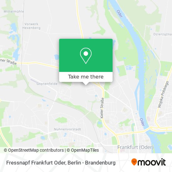 Карта Fressnapf Frankfurt Oder