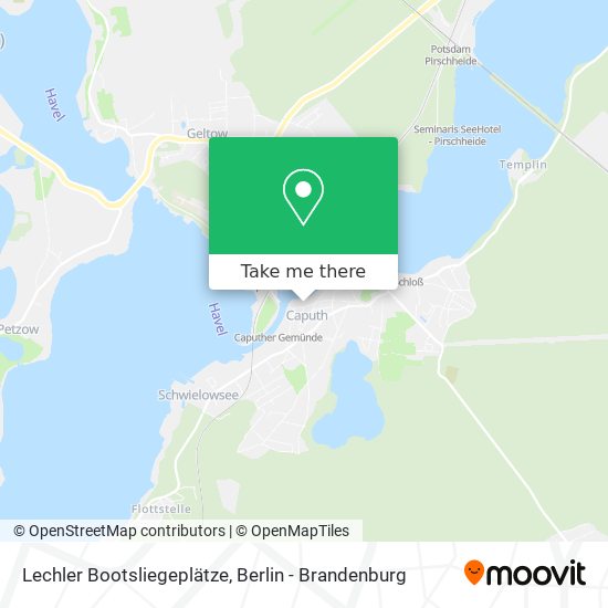 Карта Lechler Bootsliegeplätze