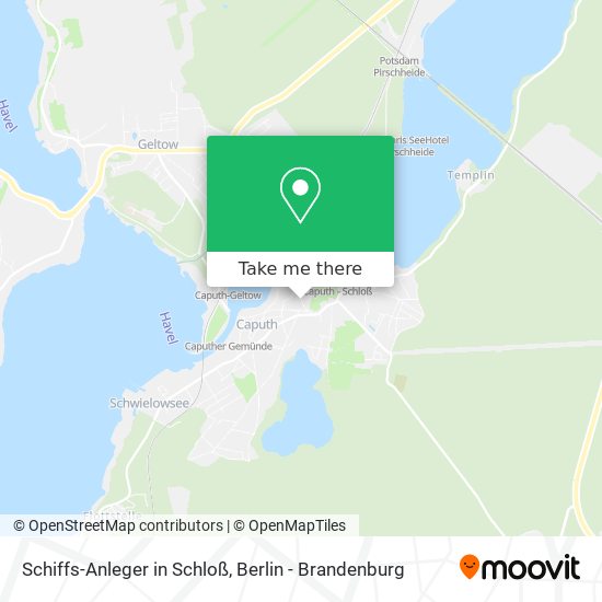 Schiffs-Anleger in Schloß map