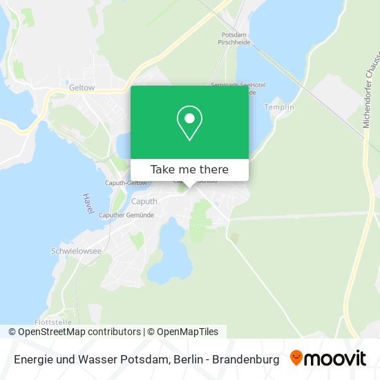 Energie und Wasser Potsdam map