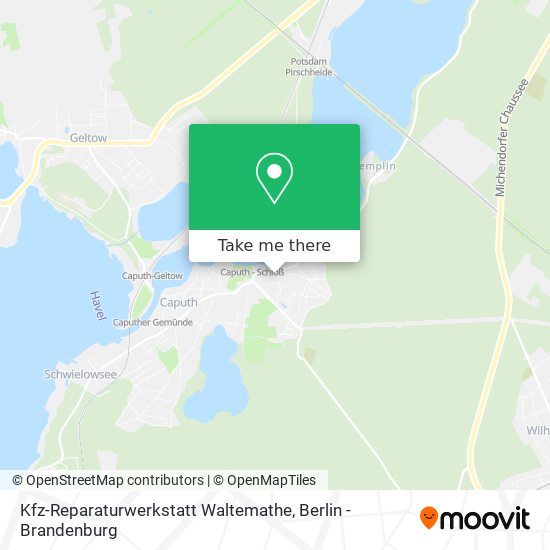 Kfz-Reparaturwerkstatt Waltemathe map