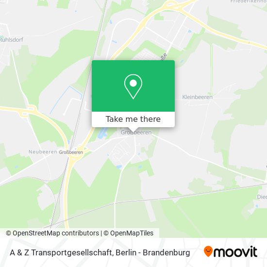 Карта A & Z Transportgesellschaft