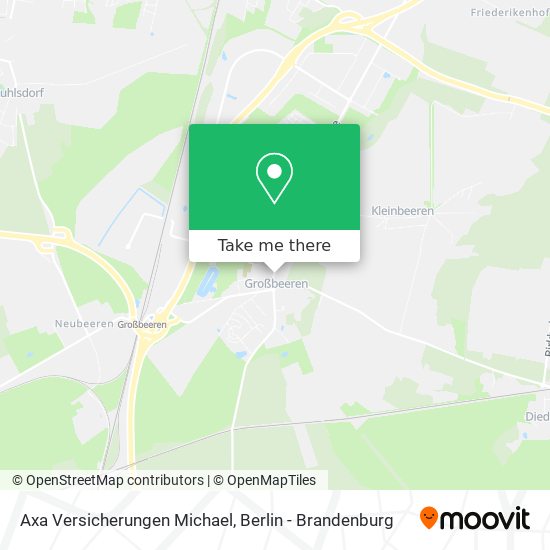 Axa Versicherungen Michael map