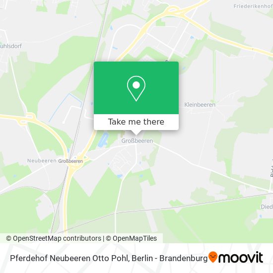 Pferdehof Neubeeren Otto Pohl map